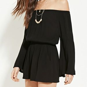 Off Shoulder Romper